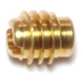 Midwest Fastener Knife Thread Insert, #6-32 Int Thrd Sz, 5/16 in L, Brass, 20 PK 66362